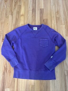 Champion x Todd Snyder Crewneck Sweatshirt Chest Pocket Medium Faded Distressed
